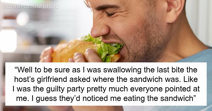 Heavy Eater Consumes 3+ Feet Of Sandwich, Angry Party Host Asks Him To Get Help