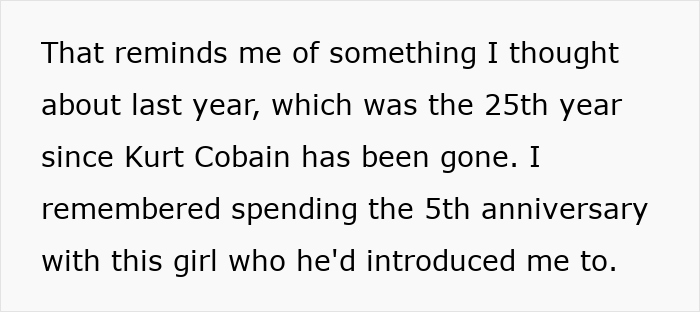 Text excerpt reflecting a guy&rsquo;s memory about his teenage ex and a surprising random meeting in the US.