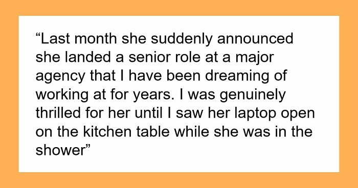 Roommate Lands Dream Job Using Stolen Portfolio, Victim Ruins Her Career With Just One Email