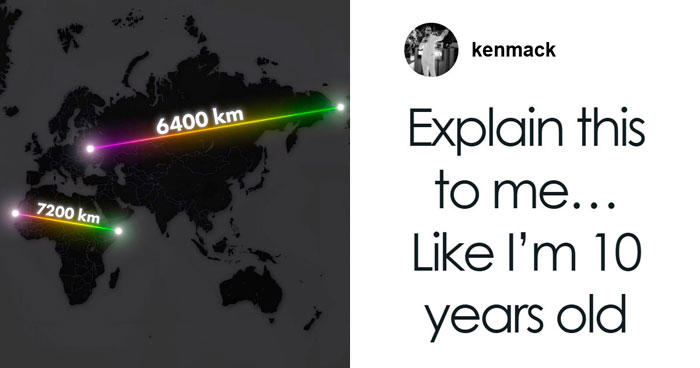 Person Wonders Why Some Bigger Countries Look Small On Maps, People Explain It To Him Like He’s 10