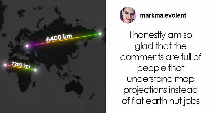 Person Wonders Why Some Bigger Countries Look Small On Maps, People Explain It To Him Like He’s 10