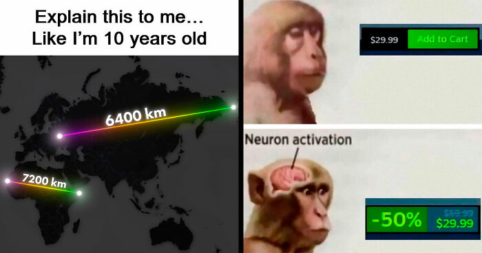 Person Wonders Why Some Bigger Countries Look Small On Maps, People Explain It To Him Like He’s 10