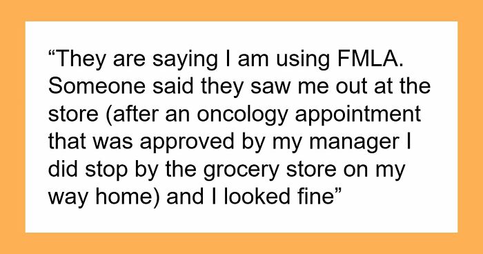Coworkers Decided A Cancer Survivor Was Faking Her Illness, And She Made Sure They Knew The Truth