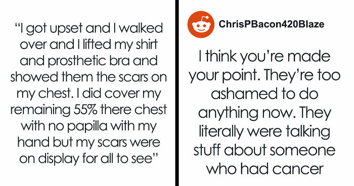 Coworkers Decided A Cancer Survivor Was Faking Her Illness, And She Made Sure They Knew The Truth