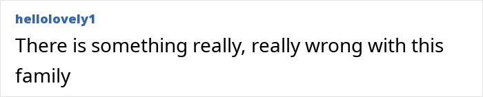 Texto de comentário do usuário hellolovely1 expressando preocupação com uma família em meio à controvérsia da filmagem da prisão da esposa de Joseph Duggar, Kendra.