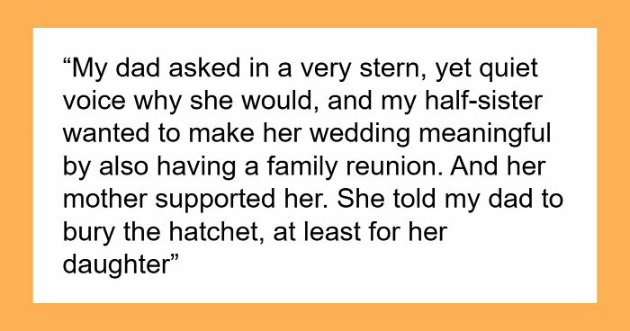 Bride Horrified After Uncovering Why Dad Cut Off His Family, Regrets Inviting Them To The Wedding