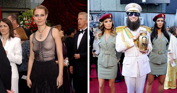15 Risky Outfits That Nearly Broke The Dress Code At The Oscars Red Carpet Throughout The Years