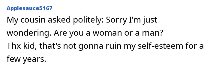 Screenshot of a social media post showing a kid accidentally roasting a grown-up with no filter in a humorous comment.