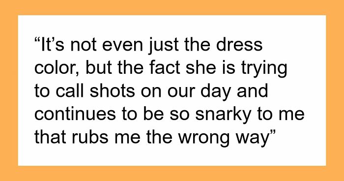 Man Has No Problem Uninviting College Friend Who Publicly Announces She’s Wearing “Yellow” To His Wedding