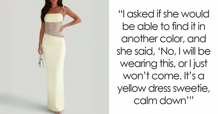 Man Has No Problem Uninviting College Friend Who Publicly Announces She’s Wearing “Yellow” To His Wedding