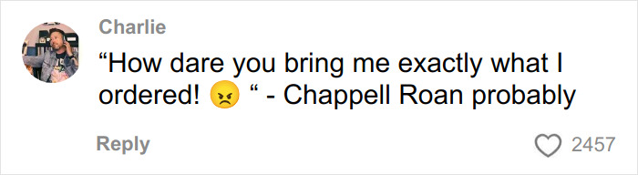 Screenshot of a social media comment reacting to Chappell Roan&rsquo;s paparazzi tactic sparking viral debate on gender and privacy.