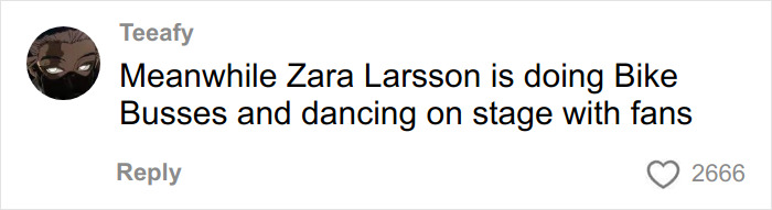 Screenshot of a social media comment discussing celebrity behavior, related to Chappell Roan's paparazzi tactic debate.