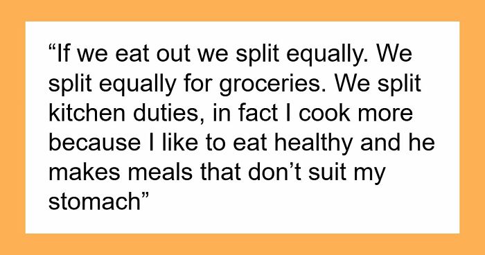 Lady Experiences Food Inequality As BF Scarfs Down Most Of The Meals, She Still Has To Pay For Half