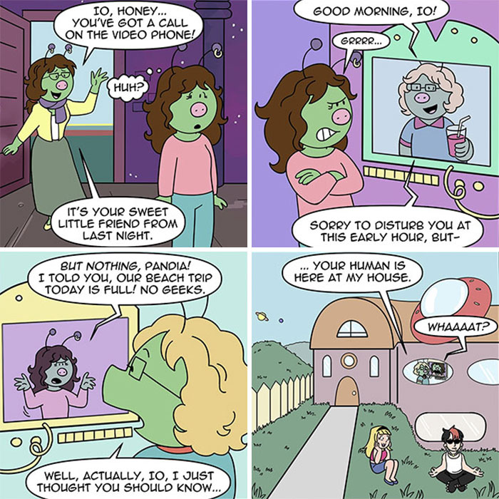 These 33 New Comics Continue The Story Of A Human Girl Raised By Aliens