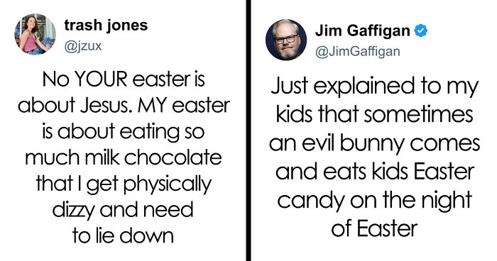 42 Funny Tweets To Read Before Easter