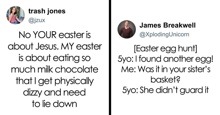 42 Funny Tweets To Read Before Easter