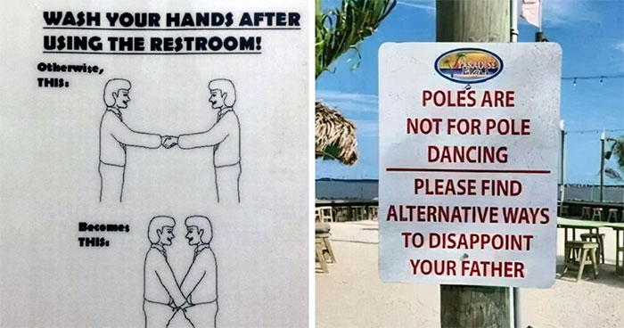 “We’re Tired Of Hiding The Bodies”: 73 Signs That Made People Laugh Or Do A Double Take