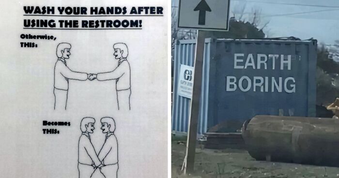 “We’re Tired Of Hiding The Bodies”: 73 Signs That Made People Laugh Or Do A Double Take