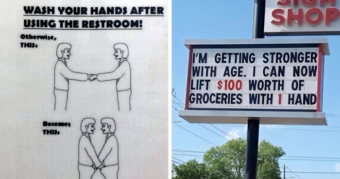 “We’re Tired Of Hiding The Bodies”: 73 Signs That Made People Laugh Or Do A Double Take