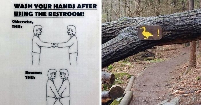 “We’re Tired Of Hiding The Bodies”: 73 Signs That Made People Laugh Or Do A Double Take