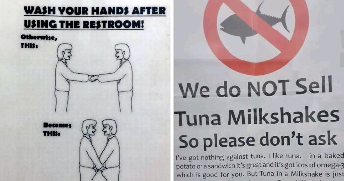 “We’re Tired Of Hiding The Bodies”: 73 Signs That Made People Laugh Or Do A Double Take