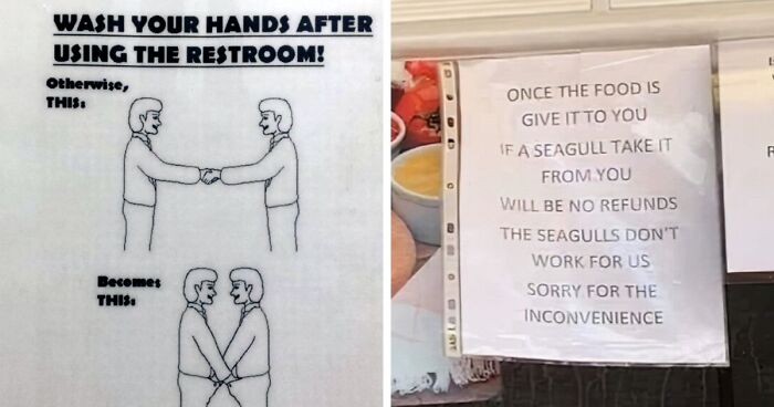 “We’re Tired Of Hiding The Bodies”: 73 Signs That Made People Laugh Or Do A Double Take