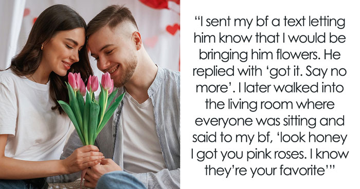 Man Thinks Nephew “Needs To Start Acting Like A Man,” Nephew’s GF Trolls Him With Pink Flowers