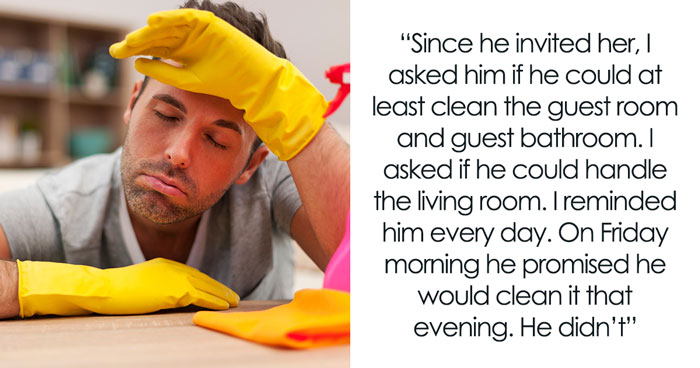 Guy Puts His Foot Down After Hubby Invites Mom Over, But Doesn’t Clean Guest Room