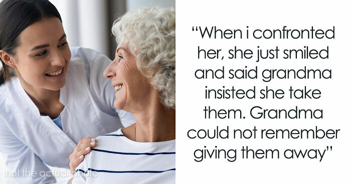 Nurse Gets Too Close To Dementia Patient And Slips On Her Wedding Ring, Grandkid Shows Her The Door