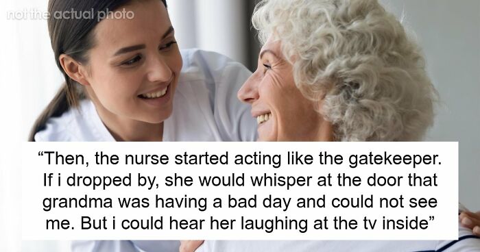 Woman Uses Spare Key To Check On Grandma, Finds Nurse Acting A Little Too Comfortable