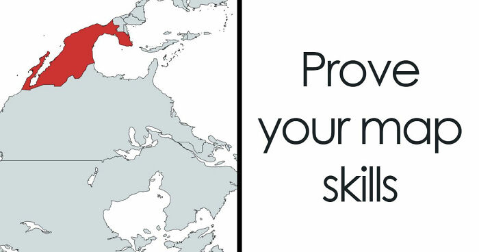 Only A Total Geography Genius Can Name All 35 Countries From These Crazy Maps