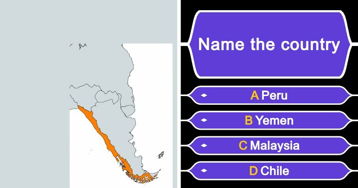 Only A Total Geography Genius Can Name All 35 Countries From These Crazy Maps