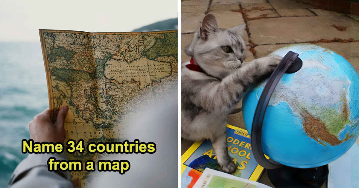 Is That Austria Or Australia? Test Your Geography IQ With 34 Rotated ...