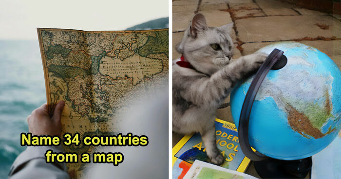 Guess 34 Countries From Crazy Maps – Anything Above 28 Is Truly Impressive