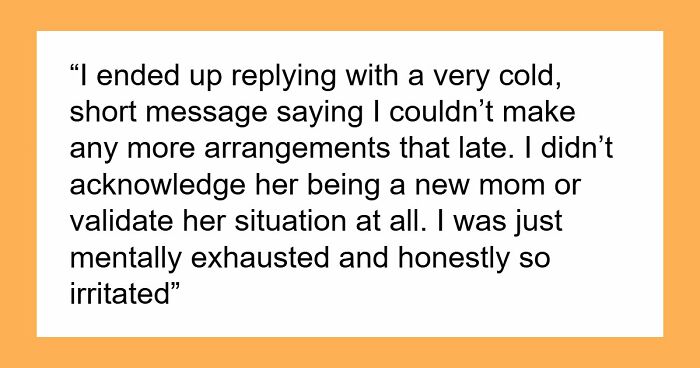 Woman Barely Knows Bride But Sends Lengthy Baby Updates, Last-Minute Ask Finally Gets Shut Down