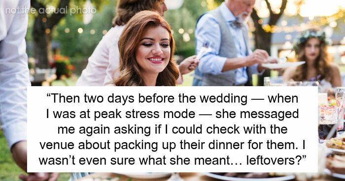 Bizarre Catering Ultimatum Pushes An Overwhelmed Bride To Her Absolute Breaking Point