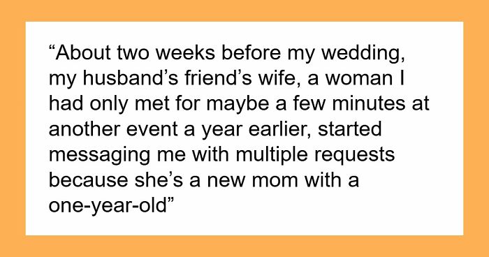 Bizarre Catering Ultimatum Pushes An Overwhelmed Bride To Her Absolute Breaking Point