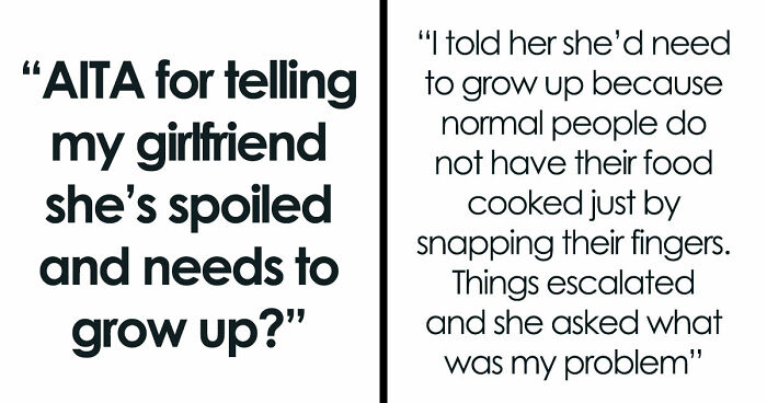 Guy Tells Rich Girlfriend That She’s Spoiled, Lazy And Needs To Grow Up, Ends Up Single And Sad