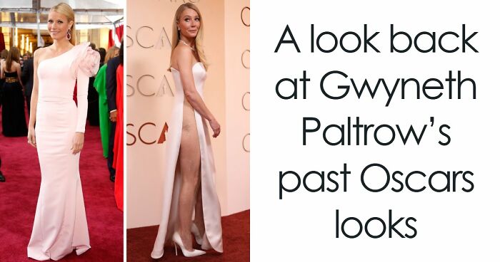 A Look Back At Gwyneth Paltrow’s Past Oscars Looks Going Back To 1994 After This Year’s Awkward Wardrobe Malfunction