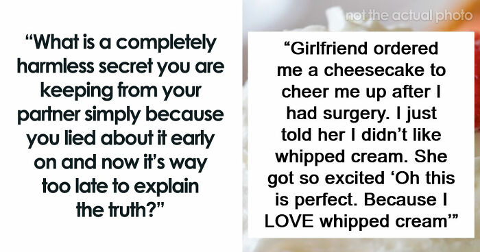 51 Harmless Secrets That These People Keep From Their Partners For The Most Ridiculous Reasons