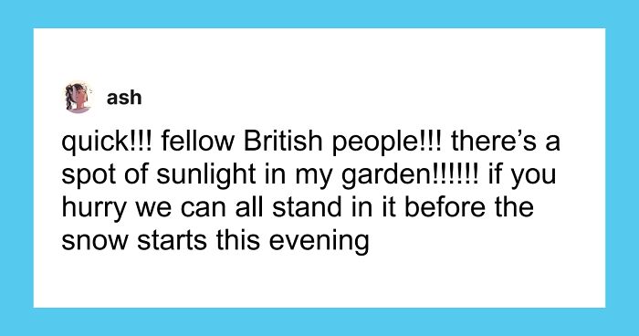 65 Hilarious Tweets That Show Living In The UK Is A Unique Experience