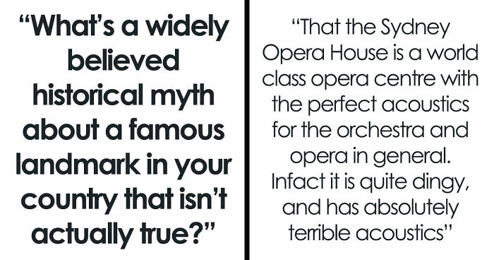 25 Popular Myths About Various Historic Places Around The Globe, Disproven By People Online