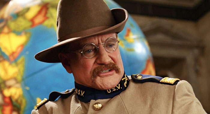 Actor dressed as a historical figure in vintage military uniform, illustrating myths about iconic landmarks worldwide.