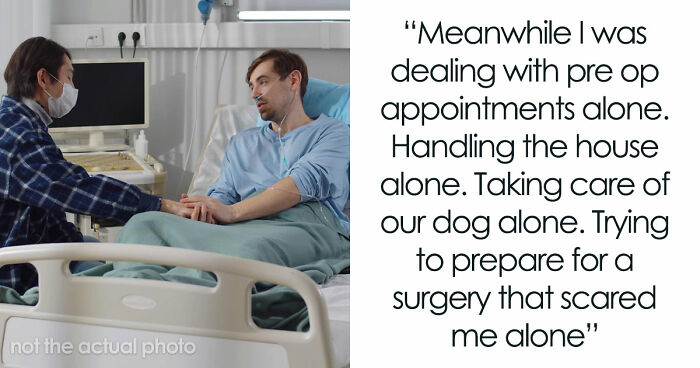 Hubs Begs For Support Before Major Surgery, Wife Keeps Prioritizing Coworker, He Finally Walks Away