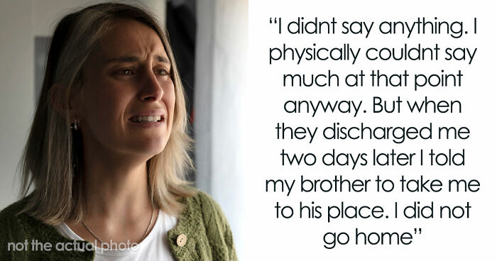 Wife Misses Husband’s Surgery To Help Coworker With Kids, He Recovers At Brother’s House Instead