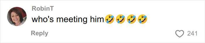 Screenshot of a social media comment reacting to a dramatic twist involving a husband messaging his wife on Tinder.