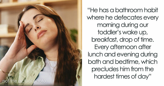 Man Needs To Go To Toilet Every Time There’s A Chore To Do, Wife Reconsiders Having 2nd Kid