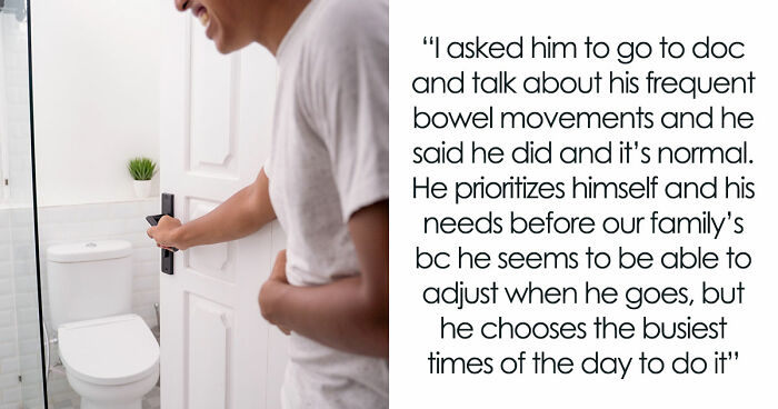 Man’s Toilet Breaks Perfectly Align With Every Chore And His Wife Realizes It’s Just Pathetic