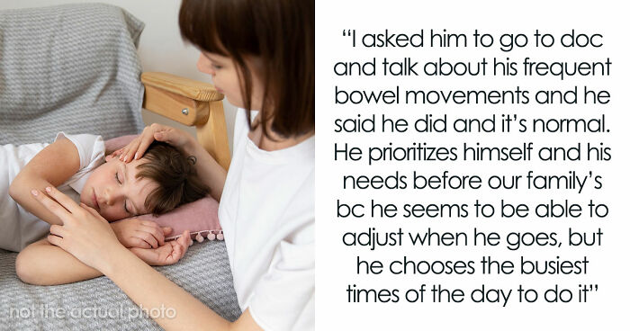 Man Needs To Go To Toilet Every Time There’s A Chore To Do, Wife Reconsiders Having 2nd Kid
