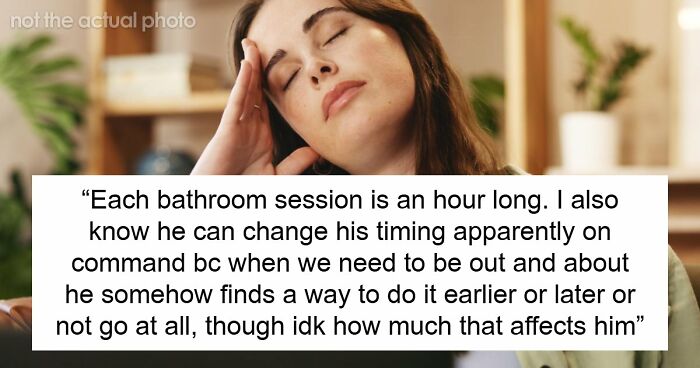 Man Needs To Go To Toilet Every Time There’s A Chore To Do, Wife Reconsiders Having 2nd Kid